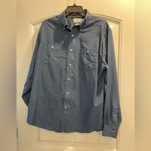 Southern Tide Mens Large Button Down Shirt Classic Fit Long Sleeve navy Blue